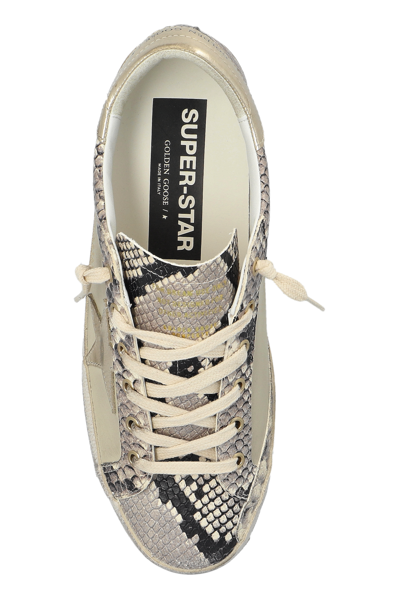 スニーカー Golden Goose SNEAKER (GWF00118F006845) Szary Buty sportowe `Super -Star Double Quaret With List